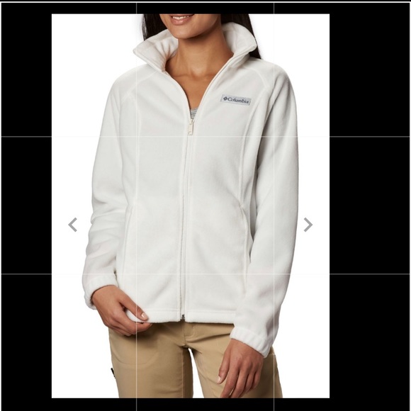 Columbia Jackets & Blazers - White Columbia Fleece Jacket